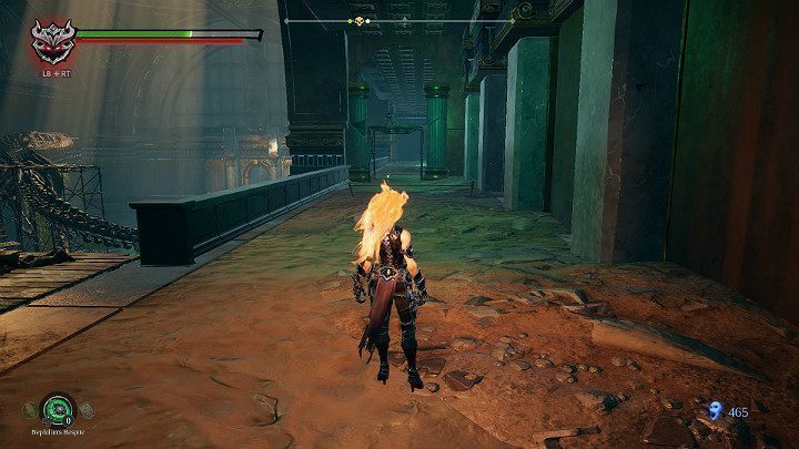 Teraz musisz przejść przez długi korytarz - Esencje cz. 2 - Katakumby | Solucja do gry Darksiders 3 - Darksiders 3 - poradnik do gry