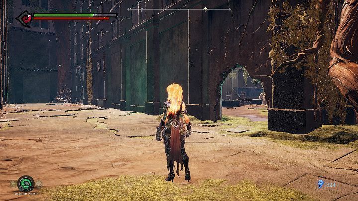 Wyjdź z jaskini i przejdź przez wyrwę w ścianie budynku - Schronienie cz.2 | Solucja do gry Darksiders 3 - Darksiders 3 - poradnik do gry