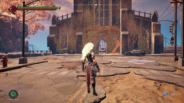 Dotrzesz do lokacji z wielką katedrą - Schronienie cz.2 | Solucja do gry Darksiders 3 - Darksiders 3 - poradnik do gry