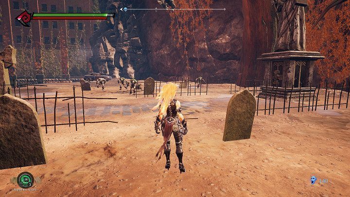 Znajdziesz się na cmentarzu - Schronienie cz.2 | Solucja do gry Darksiders 3 - Darksiders 3 - poradnik do gry