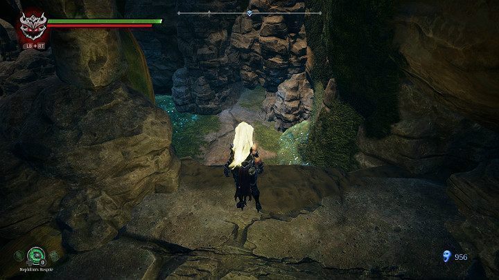 Zeskocz niżej, aby przejść do nowej lokacji - Schronienie cz.2 | Solucja do gry Darksiders 3 - Darksiders 3 - poradnik do gry