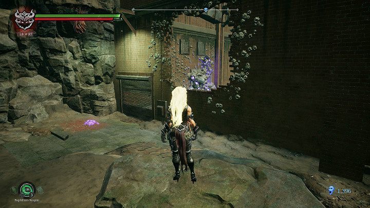 Zauważ, że po drugiej stronie pomieszczenia też jest mała przeszkoda do rozbicia - Gnijąca sadzawka - Darksiders 3 - poradnik do gry