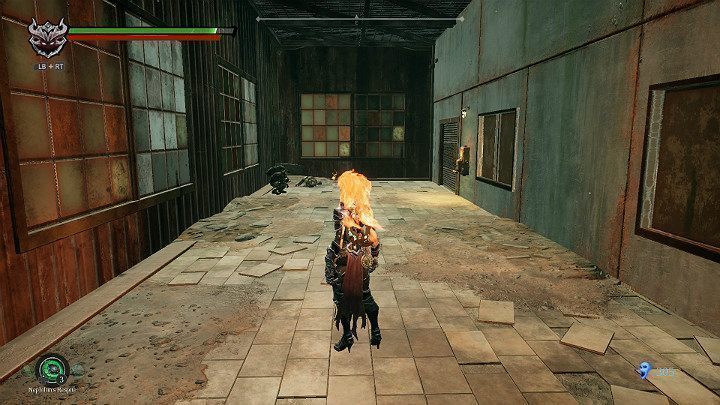 Uwolnij człowieka, zbierz przedmiot i wróć na miejsce z którego tutaj wskoczyłeś - Zatopiona dzielnica - Darksiders 3 - poradnik do gry