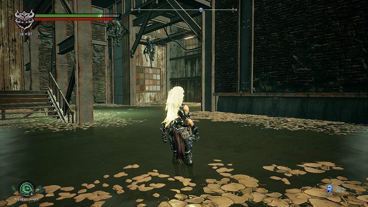 Zawróć uwagę na podwieszonych przeciwników, których możesz strącić - Zniszczona droga - Darksiders 3 - poradnik do gry