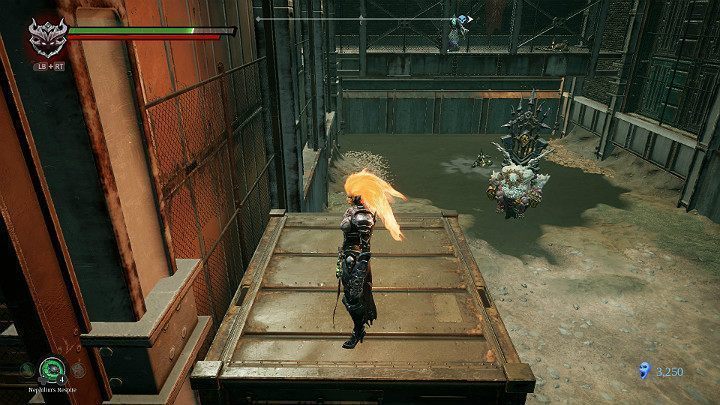W dole jeden większy przeciwnik - Zniszczona droga - Darksiders 3 - poradnik do gry