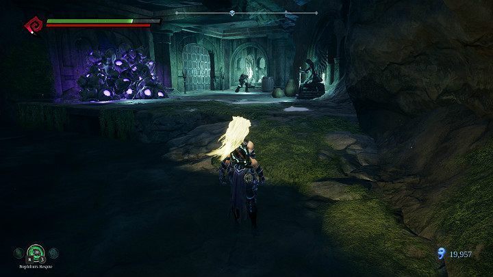 Aby wejść do Zapomnianego jeziora musisz rozwiązać jedną zagadkę - Zapomniane jezioro | Solucja do gry Darksiders 3 - Darksiders 3 - poradnik do gry