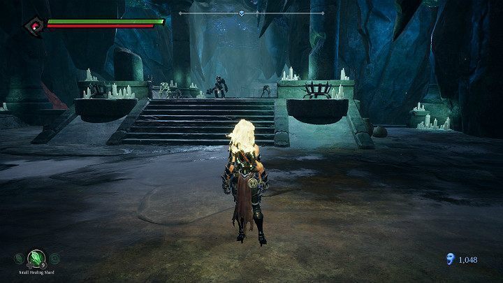 Do pokonania masz jednego mocniejszego przeciwnika i kilku mniejszych - Zapomniane jezioro | Solucja do gry Darksiders 3 - Darksiders 3 - poradnik do gry