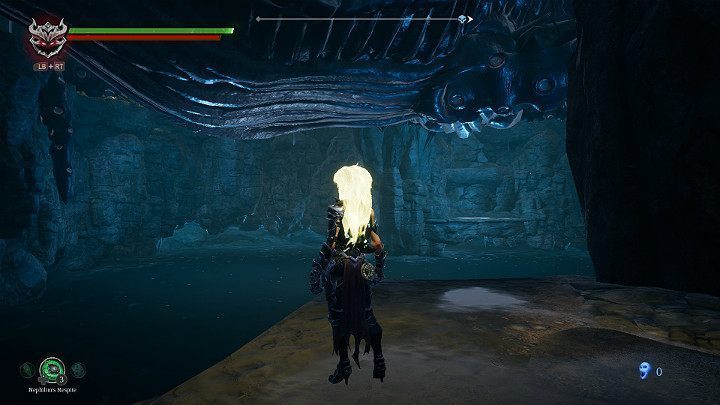 Przed Toba podwodne jezioro - Zniszczony rurociąg | Solucja do gry Darksiders 3 - Darksiders 3 - poradnik do gry