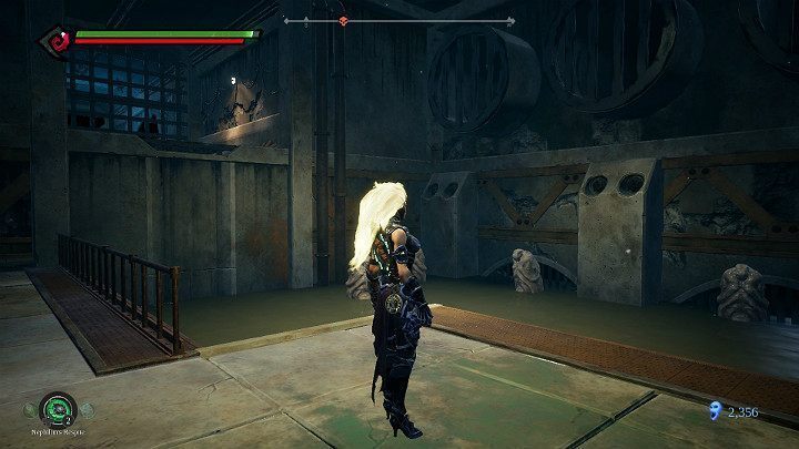 Po rozbiciu posągów wskocz wyżej - Wyjście z kanałów | Solucja do gry Darksiders 3 - Darksiders 3 - poradnik do gry