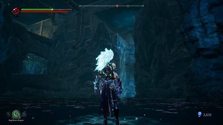 Przy użyciu esencji zamrażania wskocz na samą górę - Wyjście z kanałów | Solucja do gry Darksiders 3 - Darksiders 3 - poradnik do gry