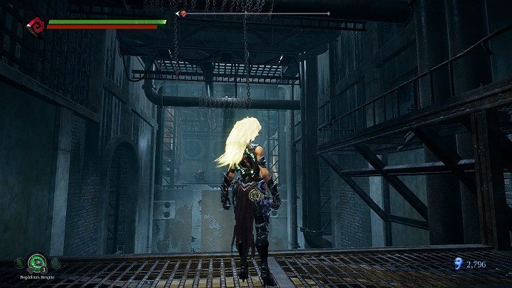 Teraz musisz przeskoczyć na drugą stronę przy użyciu broni głównej - Wyjście z kanałów | Solucja do gry Darksiders 3 - Darksiders 3 - poradnik do gry