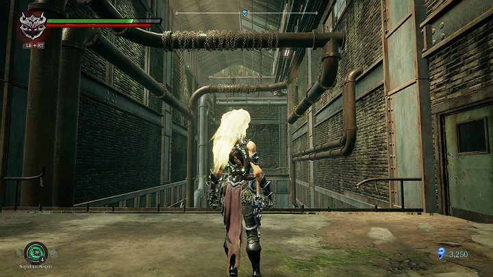 Musisz przeskoczyć na drugą stronę przy użyciu broni głównej - Ziemia Kości cz. 2 (Zatopiona dzielnica) | Solucja do gry Darksiders 3 - Darksiders 3 - poradnik do gry