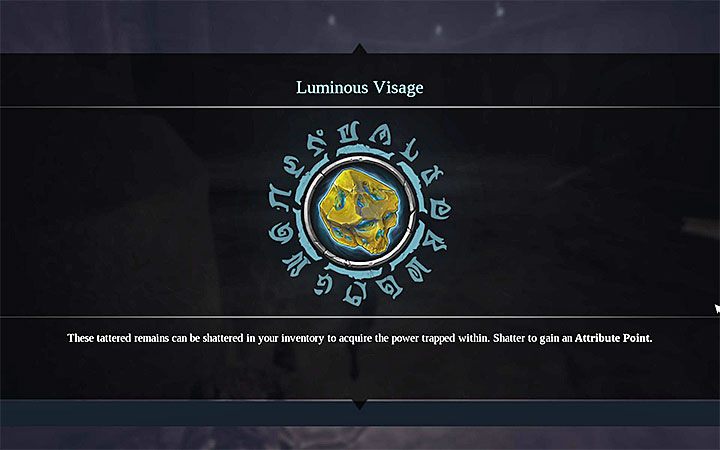 Mniej oczywisty sposób pozyskiwania punktów atrybutów to odnajdywanie artefaktów Luminous Visage - Jak zdobywać punkty atrybutów w Darksiders 3? - Darksiders 3 - poradnik do gry