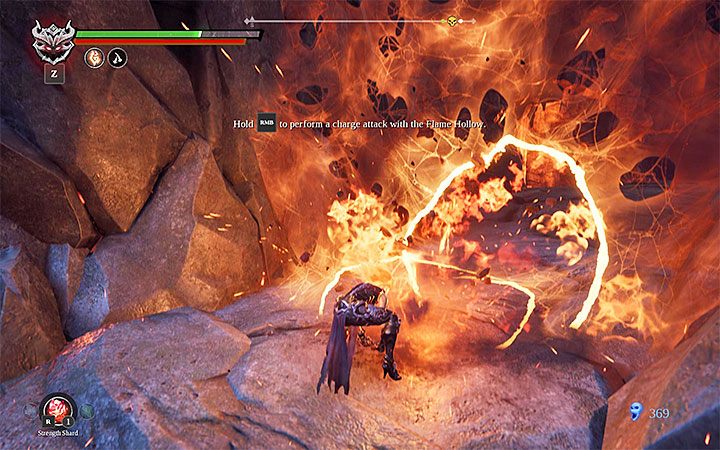 Na potrzeby niszczenia wszystkich odnajdywanych pajęczyn musisz zdobyć Esencję Płomienia (Flame Hollow) - Jak niszczyć pajęczyny w Darksiders 3? - Darksiders 3 - poradnik do gry