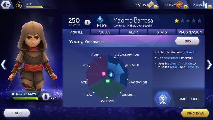 Aby uniknąć bezpośredniego starcia musisz grać typowym assassynem, są to postaci posiadające cechy: assassination, stealth bądź navigation - Jak uniknąć walki w Assassins Creed Rebellion? - Assassins Creed Rebellion - poradnik do gry