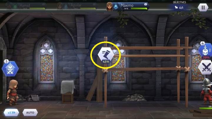 Po belkach możesz również biegać używając interakcji przedstawionej na screenie powyżej - Jak uniknąć walki w Assassins Creed Rebellion? - Assassins Creed Rebellion - poradnik do gry