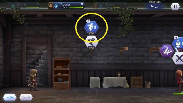 Szanse procentowe zaznaczone są 3 kolorami: zielonym, żółtym i czerwonym - Co oznaczają procenty w Assassins Creed Rebellion? - Assassins Creed Rebellion - poradnik do gry