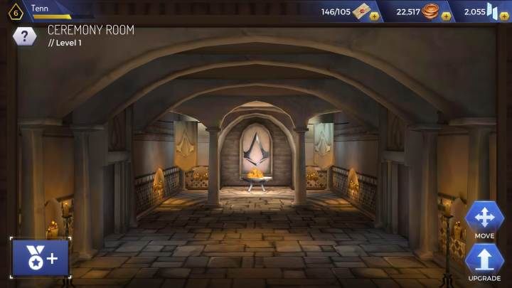 Ceremony room - Jak zdobywać doświadczenie w AC Rebellion? - Assassins Creed Rebellion - poradnik do gry