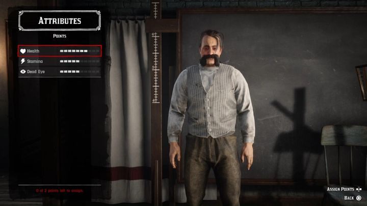 Ostatni krok to wybór statystyk początkowych - Tworzenie postaci w Red Dead Online - Red Dead Online - poradnik do gry