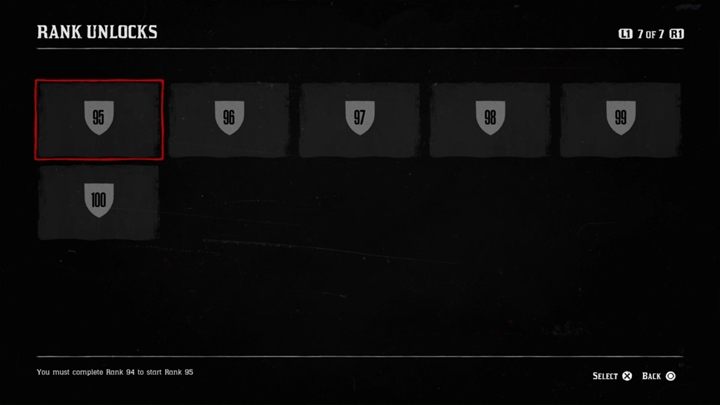 Ranga - Nagrody za rangi w Red Dead Online - Red Dead Online - poradnik do gry