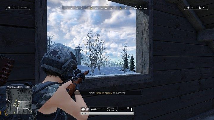 Przybliżenie: Wbudowane 4x - Balistyka pocisków w Ring of Elysium - Ring of Elysium - poradnik do gry