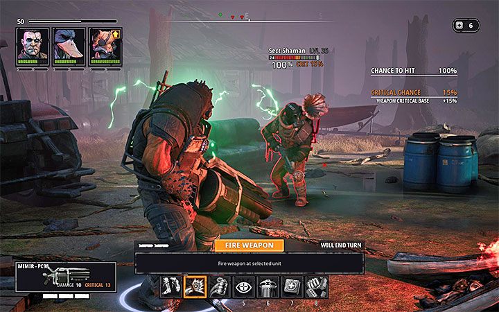 Szamani oprócz atakowania drużyny mogą wzywać posiłki na pole bitwy - Walka z trudnymi przeciwnikami w Mutant Year Zero - Mutant Year Zero - poradnik do gry