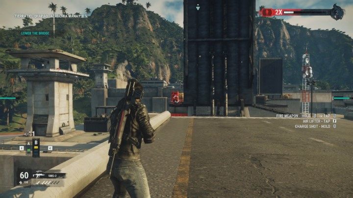 W pewnym momencie trafisz na zamknięty most - aby przejść dalej musisz go opuścić - Just Cause 4: Ewakuacja z Wanay (Natarcia regionalne) - solucja, opis przejścia - Just Cause 4 - poradnik do gry