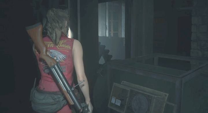Mały tryb zamontuj na niższym piętrze w tym samym mechanizmie - Jak rozwiązać zagadkę z wieżą zegarową w Resident Evil 2? - Resident Evil 2 - poradnik do gry