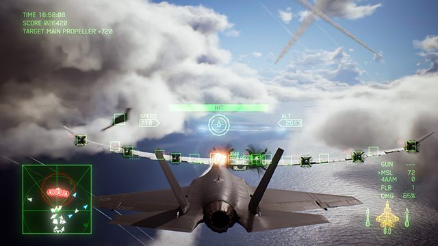 Przełączaj cele, aż namierzysz główne silniki - main propeller. - Jak pokonać bossa Arsenal Bird w Ace Combat 7? - Ace Combat 7 Skies Unknown - poradnik do gry