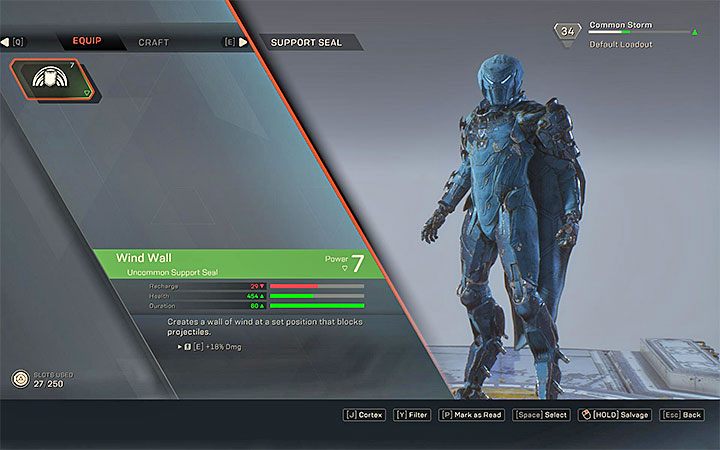 Nagroda: Nowy slot wsparcia (Support Slot) - Awansowanie na wyższe poziomy doświadczenia w Anthem - Anthem - poradnik do gry