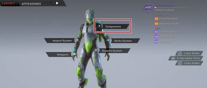 Pole komponentów / modułów javelina - Reputacja i frakcje w Anthem - Anthem - poradnik do gry