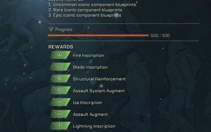 Plany niezwykłych modułów kultowych - Reputacja i frakcje w Anthem - Anthem - poradnik do gry