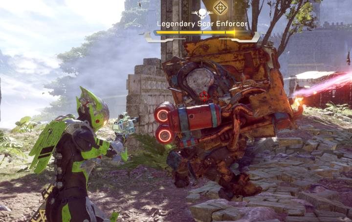 Przeciwnik posiada zbiorniki na plecach i na ręce - Przeciwnicy i bossowie w Anthem - Anthem - poradnik do gry