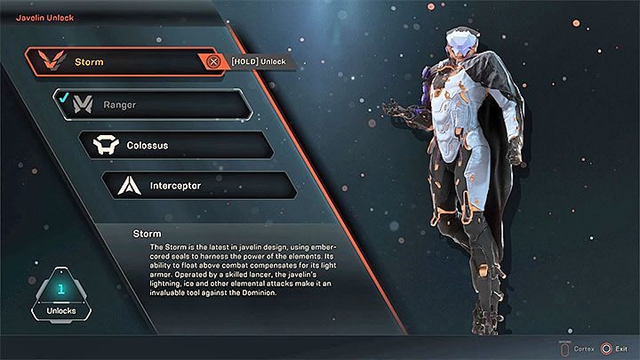 W Anthem dostępne są cztery główne klawy wspomaganaych pancerzy - Anthem - poradnik do gry