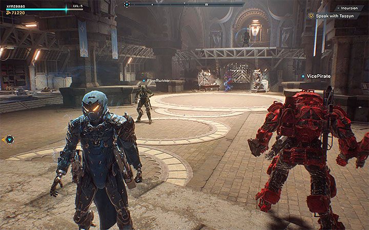 Miejscem spotkań z innymi graczami jest hala Launch Bay - Czy w Forcie Tarsis można spotykać się z innymi graczami? - Anthem - poradnik do gry