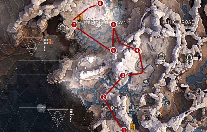 Ścieżka 1 - Mapa Anthem - Atlas świata - Anthem - poradnik do gry