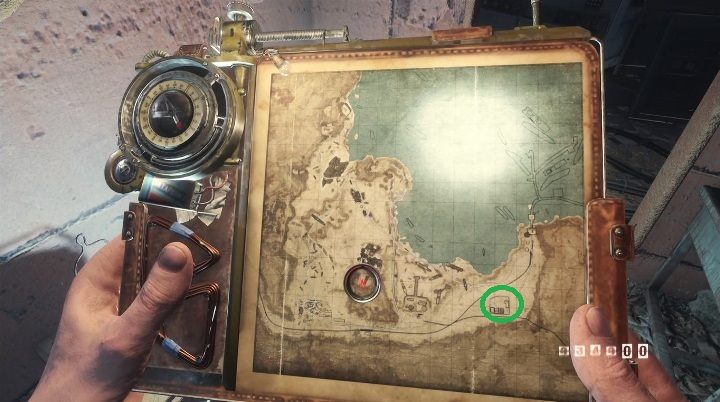 Ulepszenie do lornetki zajdziesz na szycie jednego z budynków - Metro Exodus: Morze Kaspijskie - Ulepszenia, mapa, lista - Metro Exodus - poradnik do gry