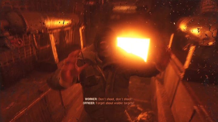 Aby zakończyć tę sekwencję, podbiegnij do pieca i umieść na nim bombę - Metro Exodus: Wrogi pociąg, Moskwa - solucja - Metro Exodus - poradnik do gry