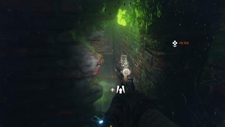 Przejdź wąskim przejściem dalej, a natkniesz się na mutanty - zabij je - Metro Exodus: Na ratunek Annie, Wołga - solucja - Metro Exodus - poradnik do gry