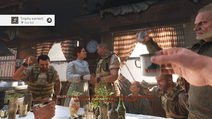 Opis: Weź udział w weselu na poziomie Lato - Metro Exodus: Trofea/Osiągnięcia - lista - Metro Exodus - poradnik do gry