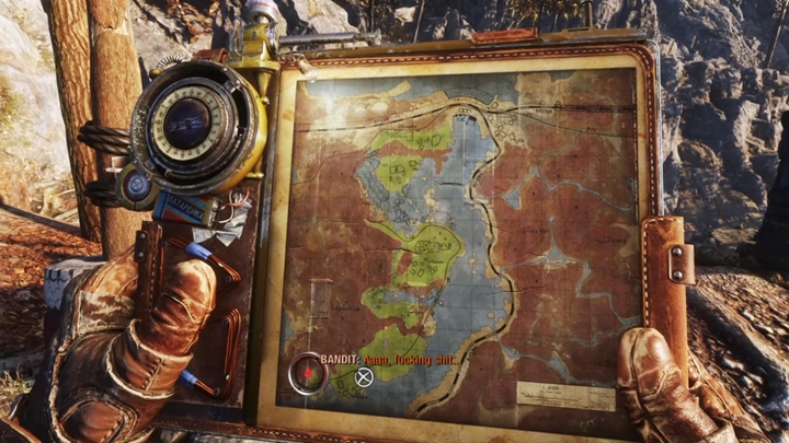 Po scence i uratowaniu przez Olgę, idź przed siebie i przejdź ścieżką do domku - Metro Exodus: Pierwszy kontakt z tubylcami, Tajga - solucja - Metro Exodus - poradnik do gry