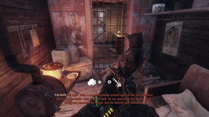 Poruszając się po łodzi trzymaj się bocznych jej krawędzi, wchodź do wszelkich możliwych pomieszczeń, aby ukryć się przed przeciwnikami - Metro Exodus: Baza kultystów, Wołga - solucja - Metro Exodus - poradnik do gry
