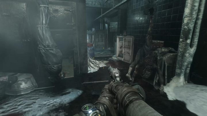 Gdy dotrzesz na górę, podejdź do skrzynki i przesuń dźwignię - Metro Exodus: Wizyta w bunkrze, Jamantau - solucja - Metro Exodus - poradnik do gry