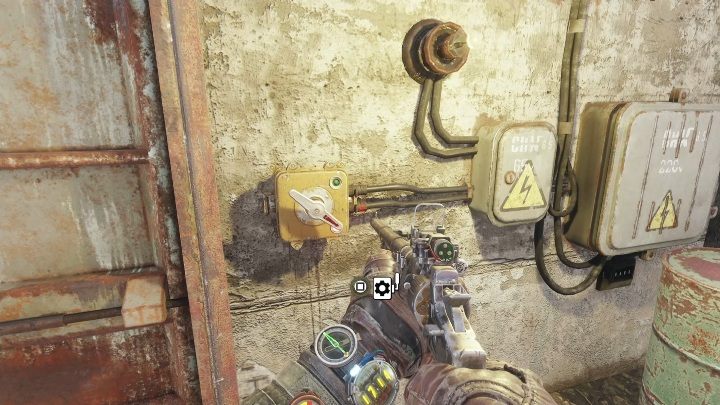 Dzięki uruchomionemu generatorowi możesz otworzyć drugie drzwi - Metro Exodus: Kontroler ładowania baterii - gdzie znaleźć? - Metro Exodus - poradnik do gry