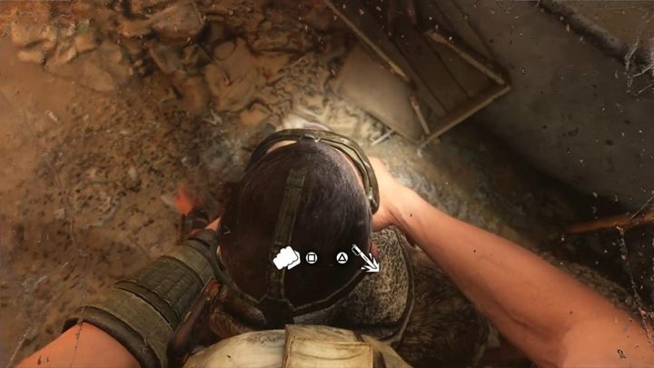 Przed budynkiem zobaczysz auto i usłyszysz opryszków - Metro Exodus: Poszukiwanie samochodu, Morze Kaspijskie - solucja - Metro Exodus - poradnik do gry