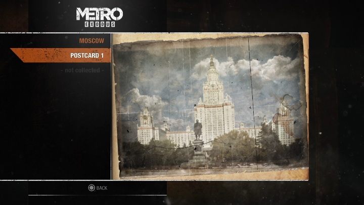 1 - Metro Exodus: Moskwa - Dzienniki i pocztówki, lista wszystkich - Metro Exodus - poradnik do gry