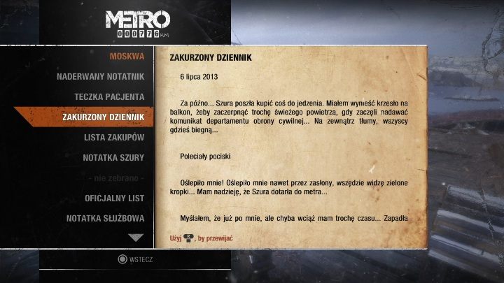 8 - Metro Exodus: Moskwa - Dzienniki i pocztówki, lista wszystkich - Metro Exodus - poradnik do gry