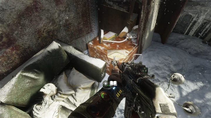 Lokalizacja: W pierwszym zniszczonym budynku, do którego trafisz, będzie jedno otwarte mieszkanie - Metro Exodus: Moskwa - Dzienniki i pocztówki, lista wszystkich - Metro Exodus - poradnik do gry