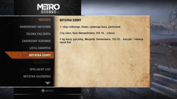 11 - Metro Exodus: Moskwa - Dzienniki i pocztówki, lista wszystkich - Metro Exodus - poradnik do gry