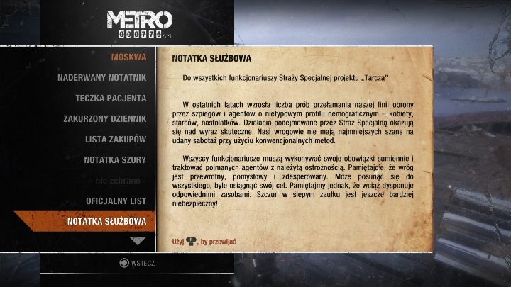 15 - Metro Exodus: Moskwa - Dzienniki i pocztówki, lista wszystkich - Metro Exodus - poradnik do gry